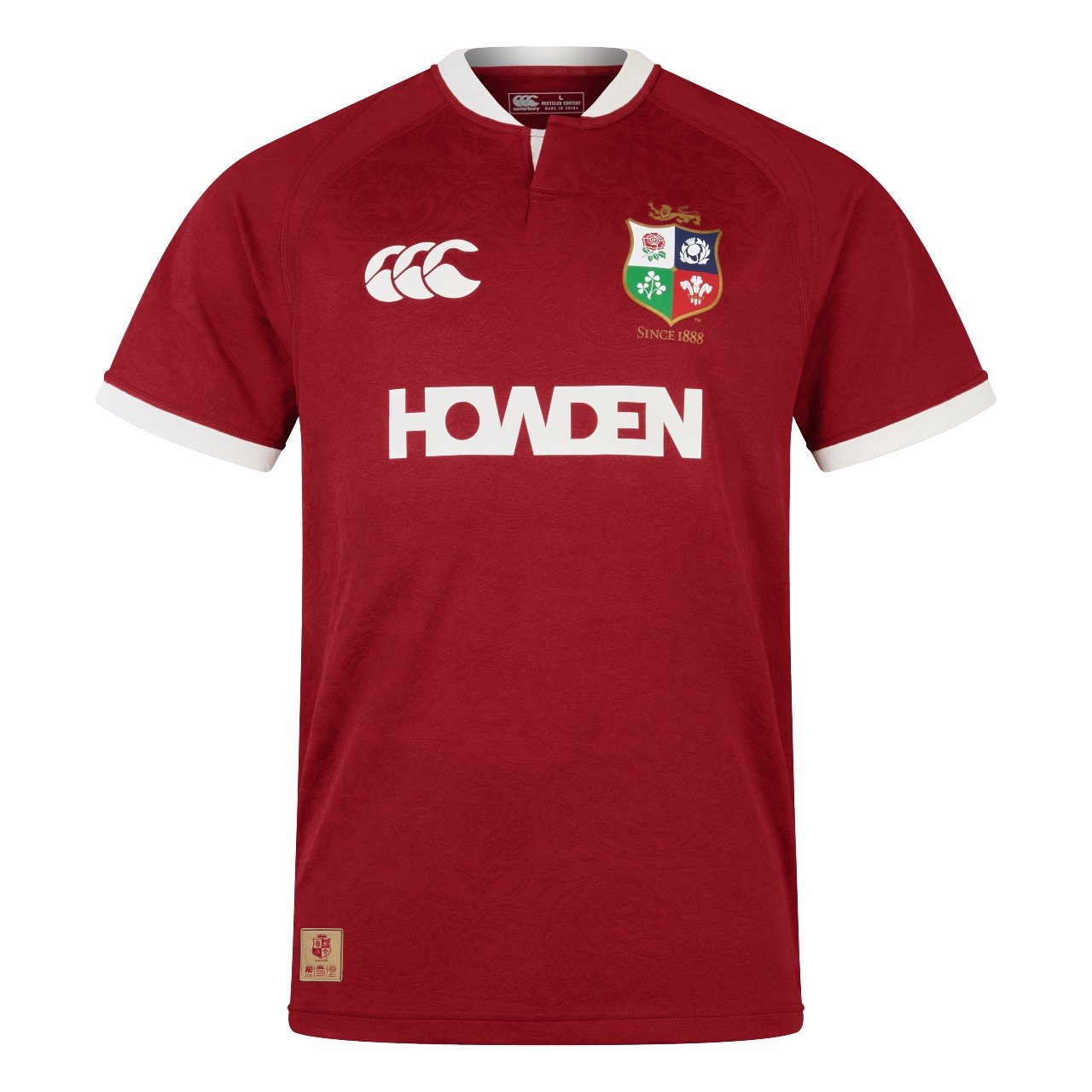 The Lions men's jersey on a white background